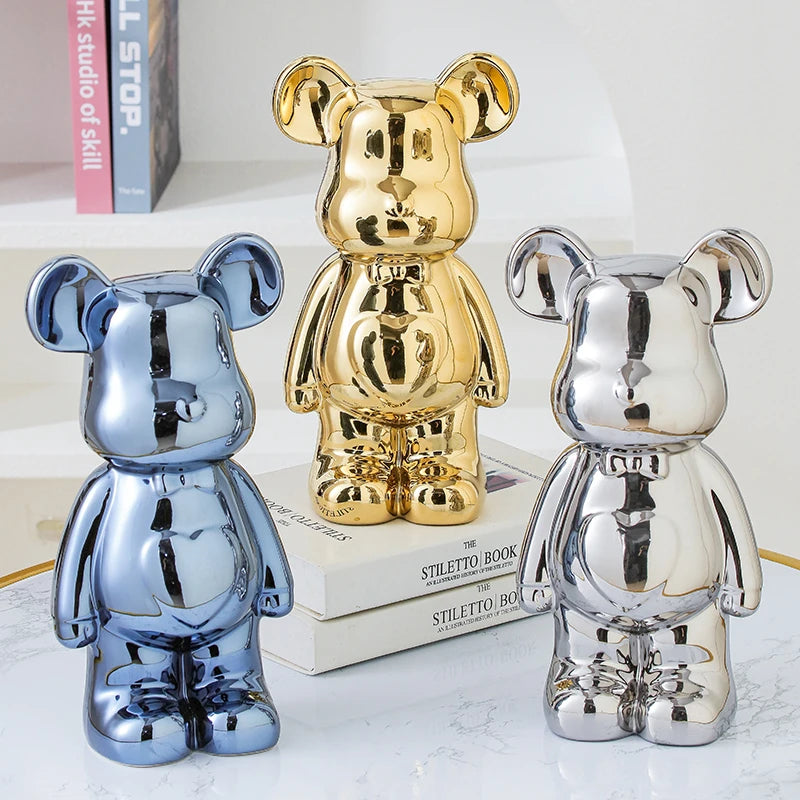 17/27/cm Ceramics Bear Figure Statues