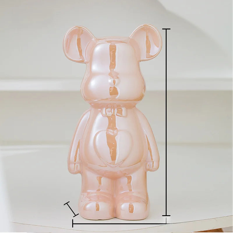 17/27/cm Ceramics Bear Figure Statues