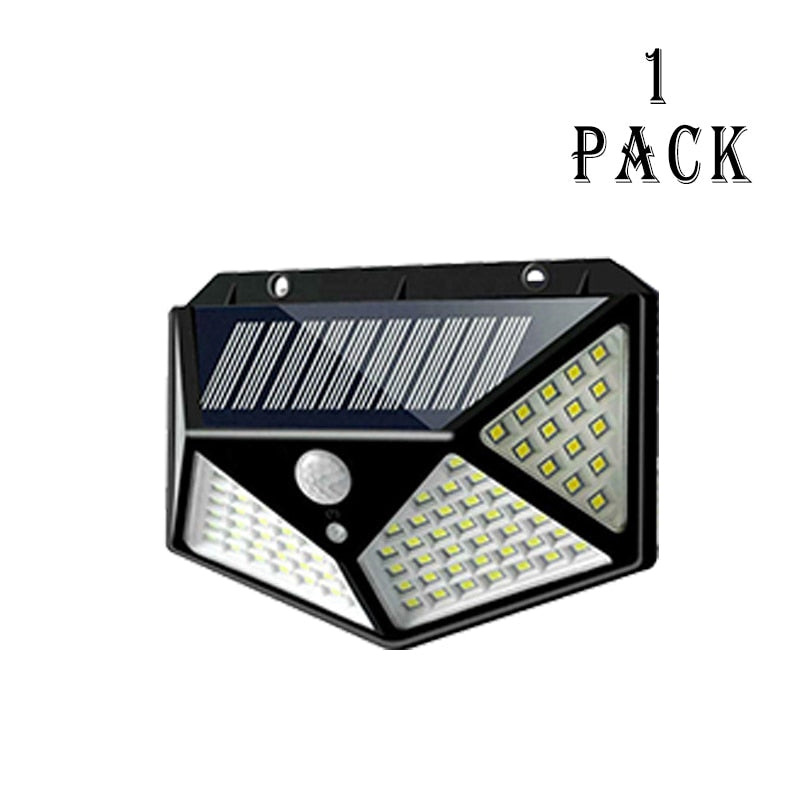 100 LED Solar Wall Lights