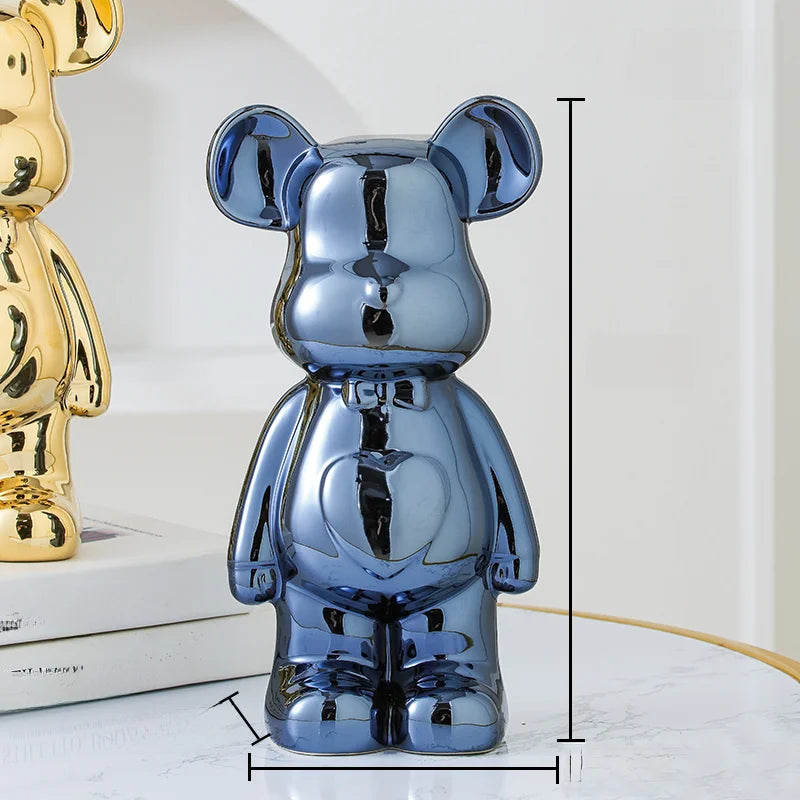 17/27/cm Ceramics Bear Figure Statues