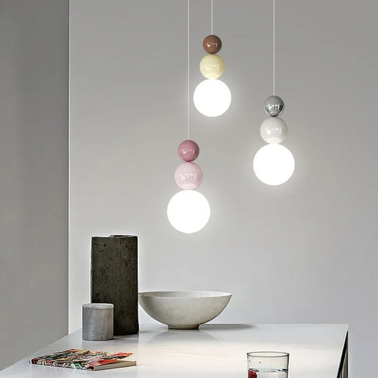 NORDIC Sphere Pendant Light - Elegant Modern Ceiling Fixture