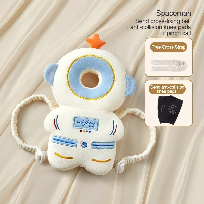 Spaceman send cross fixing belt + anti-collision knee pads + pich call