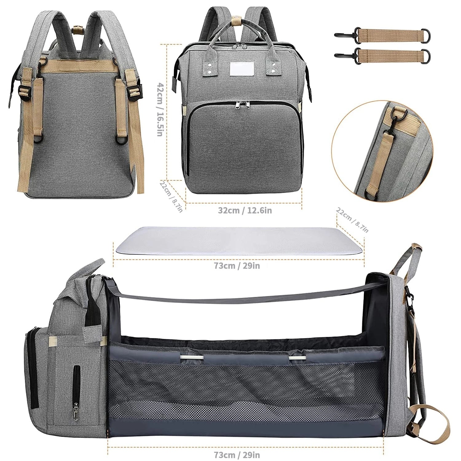 Folding portable Backpack