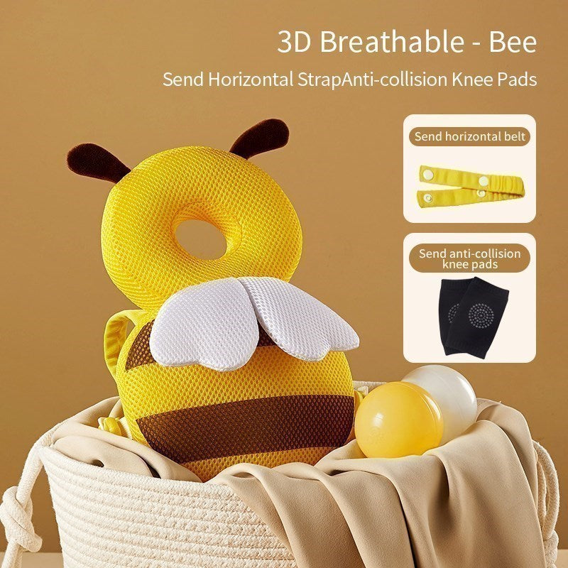 3D Breathable - Bee send horizontal strapAnti-Collision knee pads