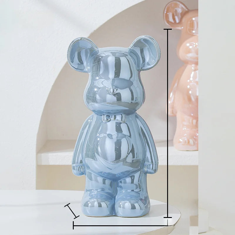 17/27/cm Ceramics Bear Figure Statues