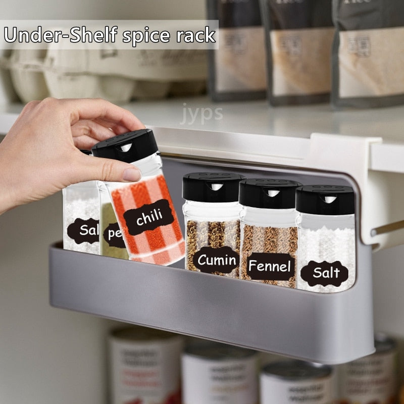 Under Shelve Kitchen Spice Rack-0-the Housite UK