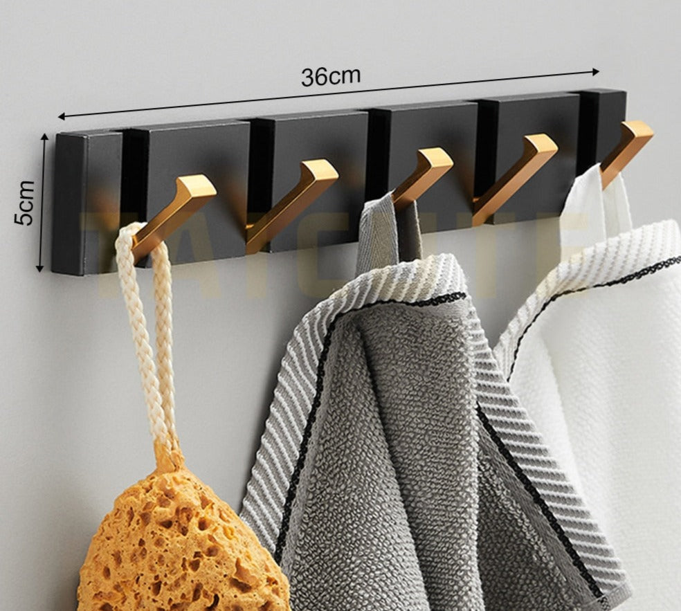 Folding Bathroom Towel/Dressing Gown Hanger-0-the Housite UK
