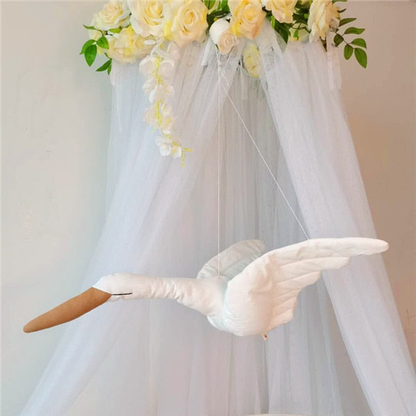 Creative wall hanging Swan Plush Stuffed Doll-the Housite UK