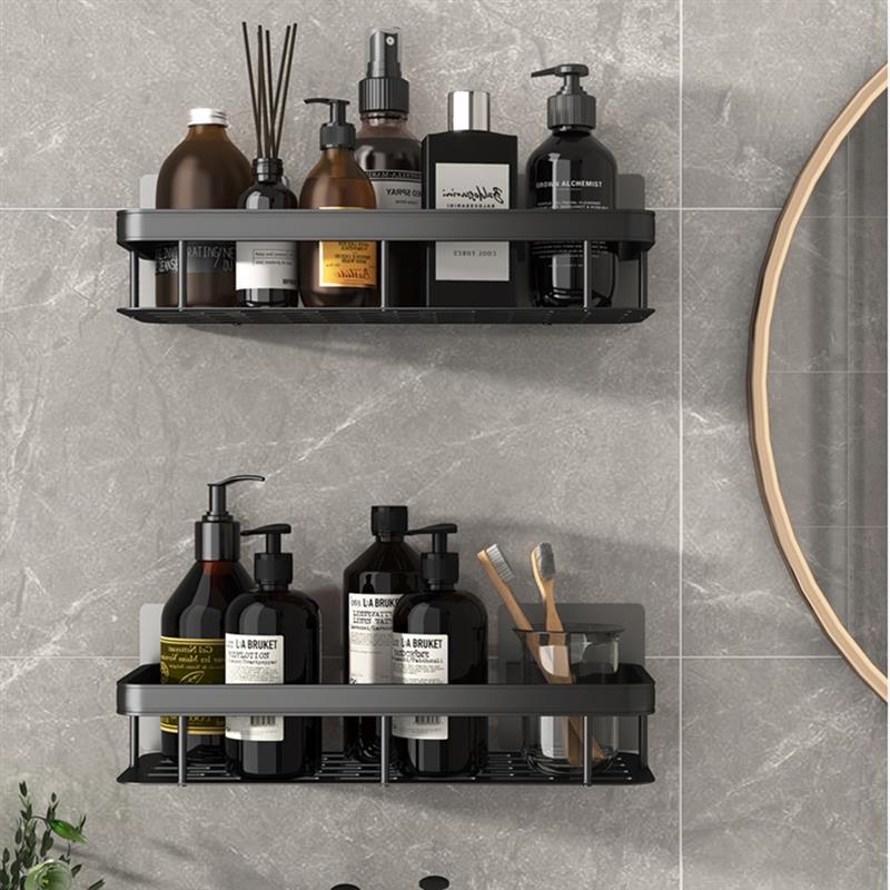 No Mess Self Adhesive Bathroom Shelves-the Housite UK