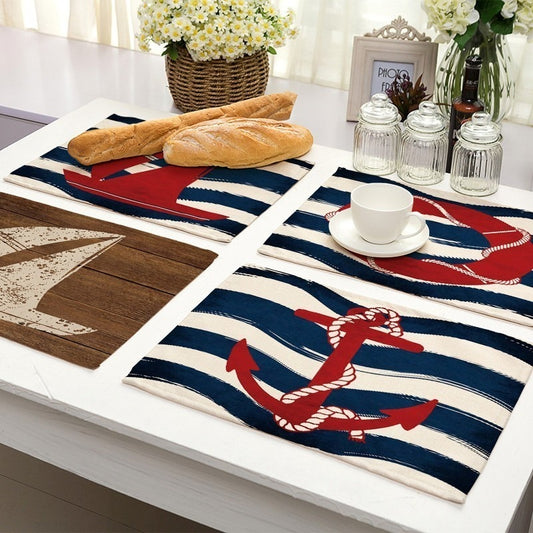 Nautical Anchor Kitchen Placemats-the Housite UK