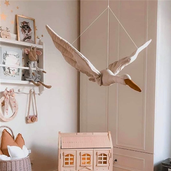Creative wall hanging Swan Plush Stuffed Doll-the Housite UK
