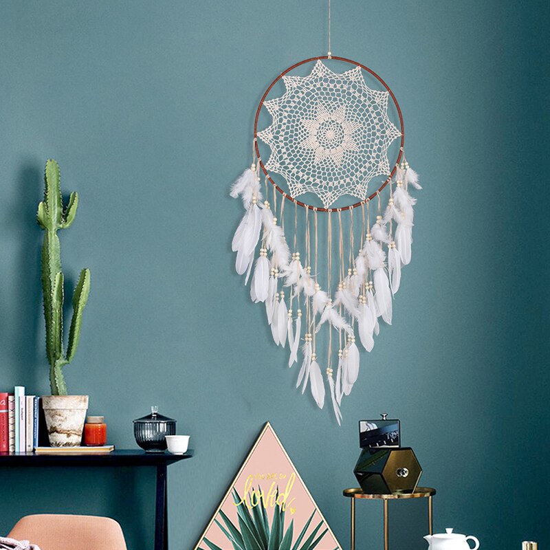 Nordic Feather Leaf Dream Catchers-the Housite UK