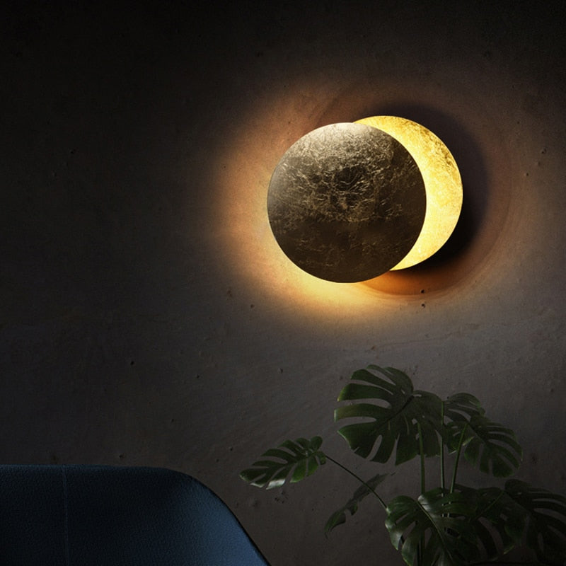 modern round Eclipse wall lamp-0-the Housite UK