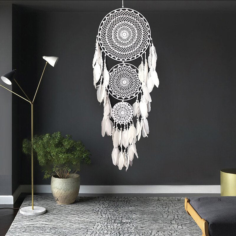 Nordic Feather Leaf Dream Catchers-the Housite UK