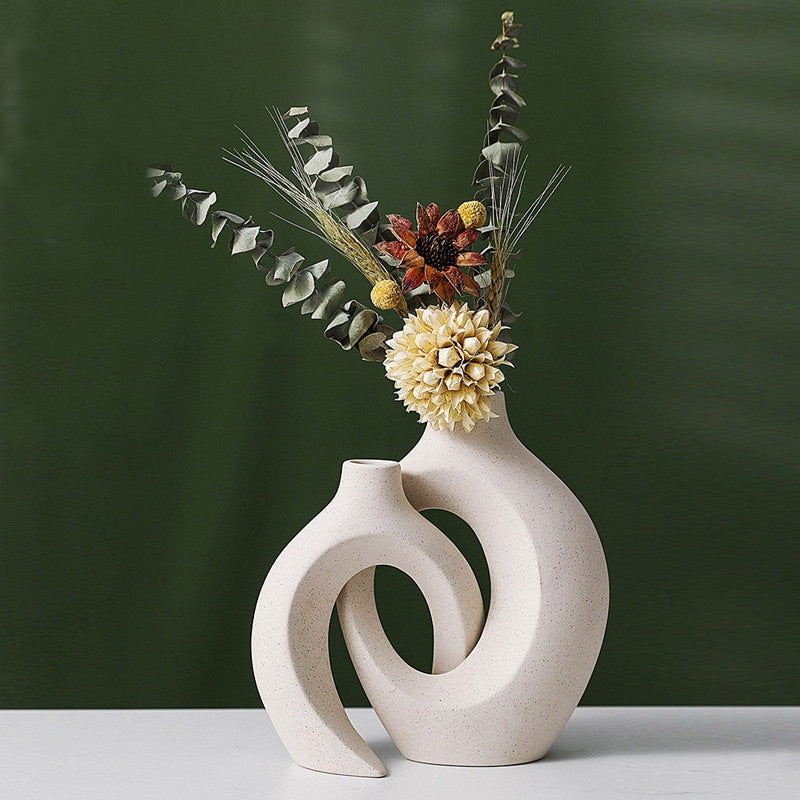 Handmade Nordic Ceramic Vase-the Housite UK