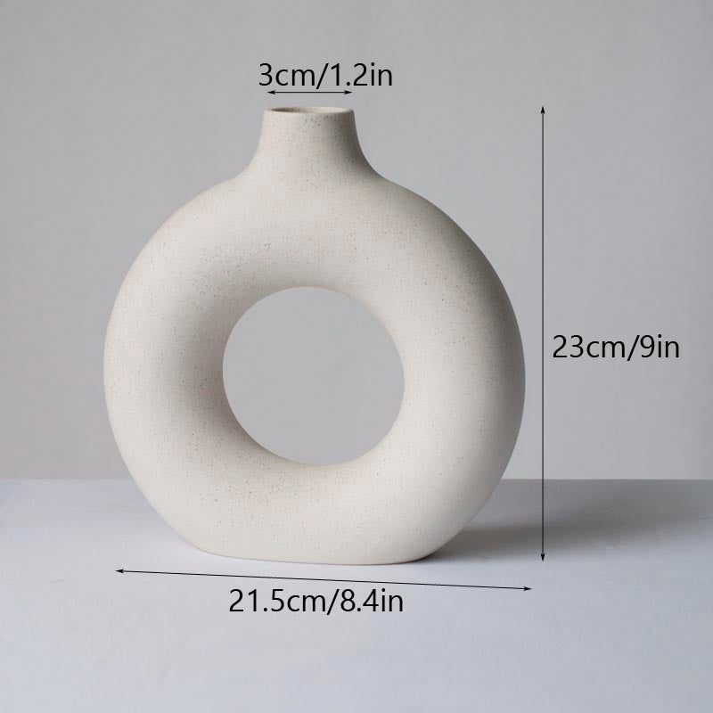 Nordic Donut Ceramic Vase Donuts-the Housite UK