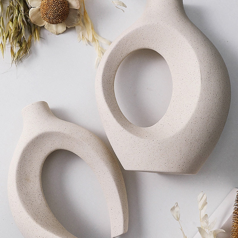 Handmade Nordic Ceramic Vase-the Housite UK