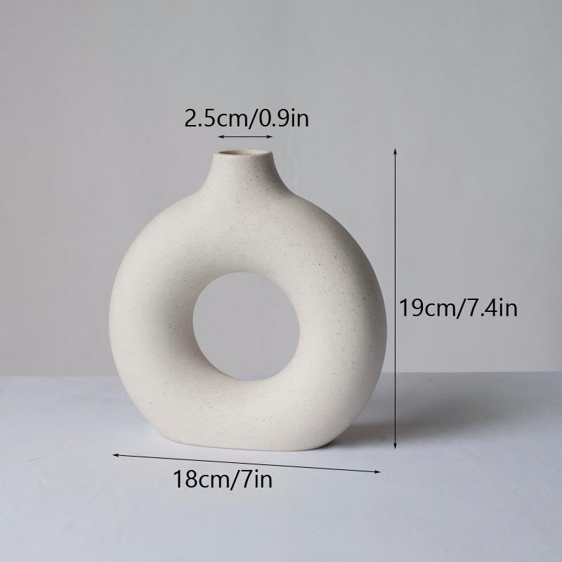 Nordic Donut Ceramic Vase Donuts-the Housite UK