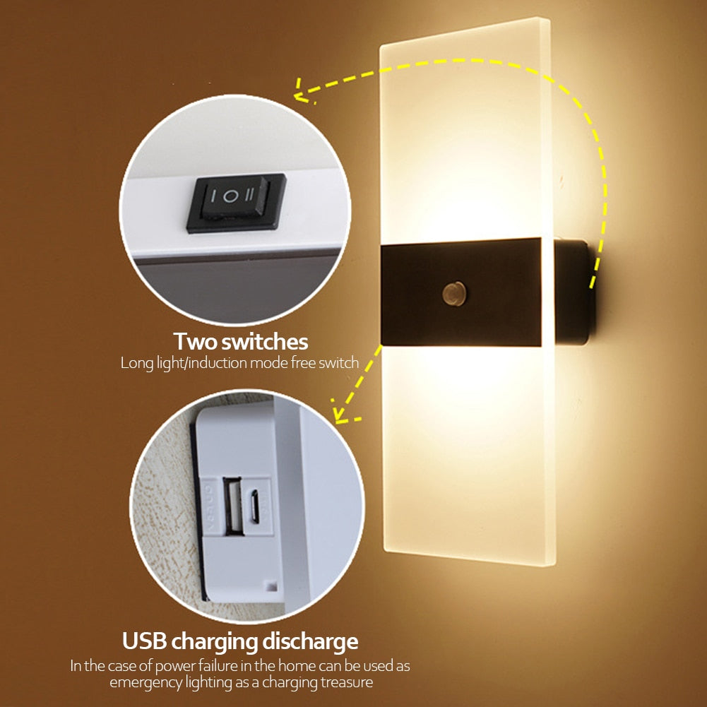 USB Rechargeable Wall Lights-0-the Housite UK