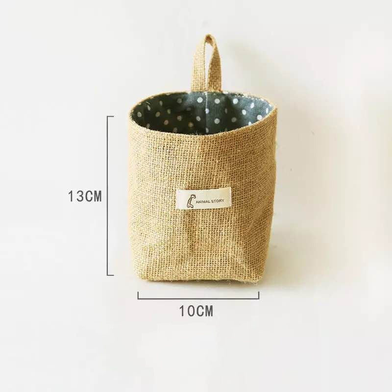 Jute Cotton Linen Storage Bag-the Housite UK