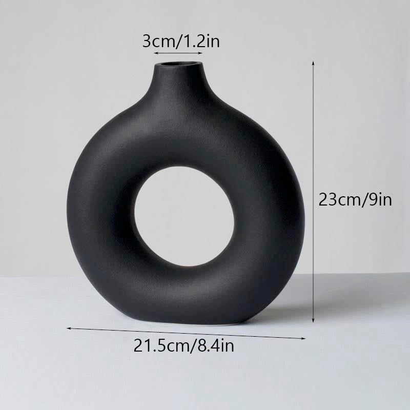 Nordic Donut Ceramic Vase Donuts-the Housite UK