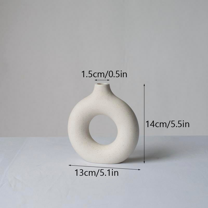 Nordic Donut Ceramic Vase Donuts-the Housite UK