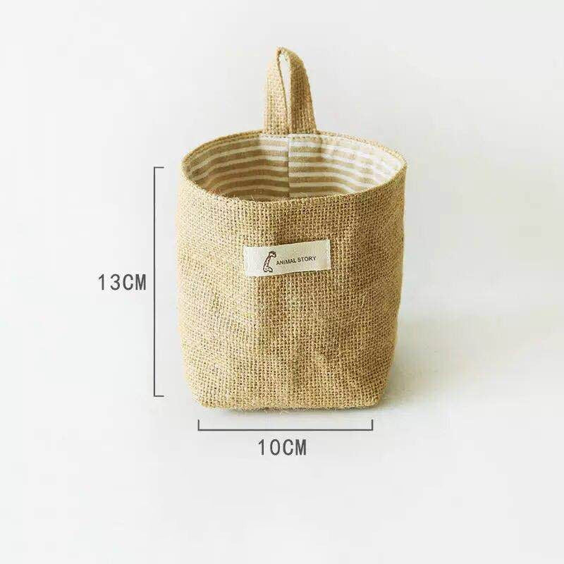 Jute Cotton Linen Storage Bag-the Housite UK