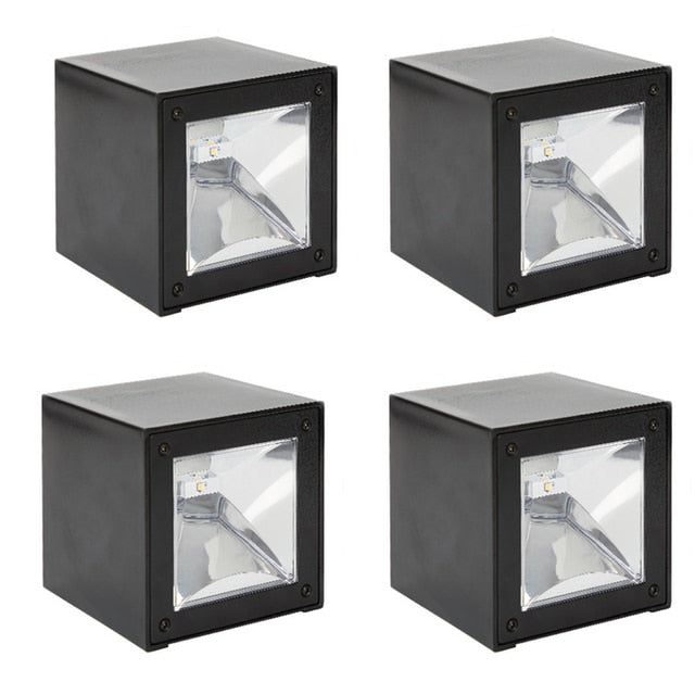 LED Solar Light Outdoor Garden Square Wall Lamp-the Housite UK