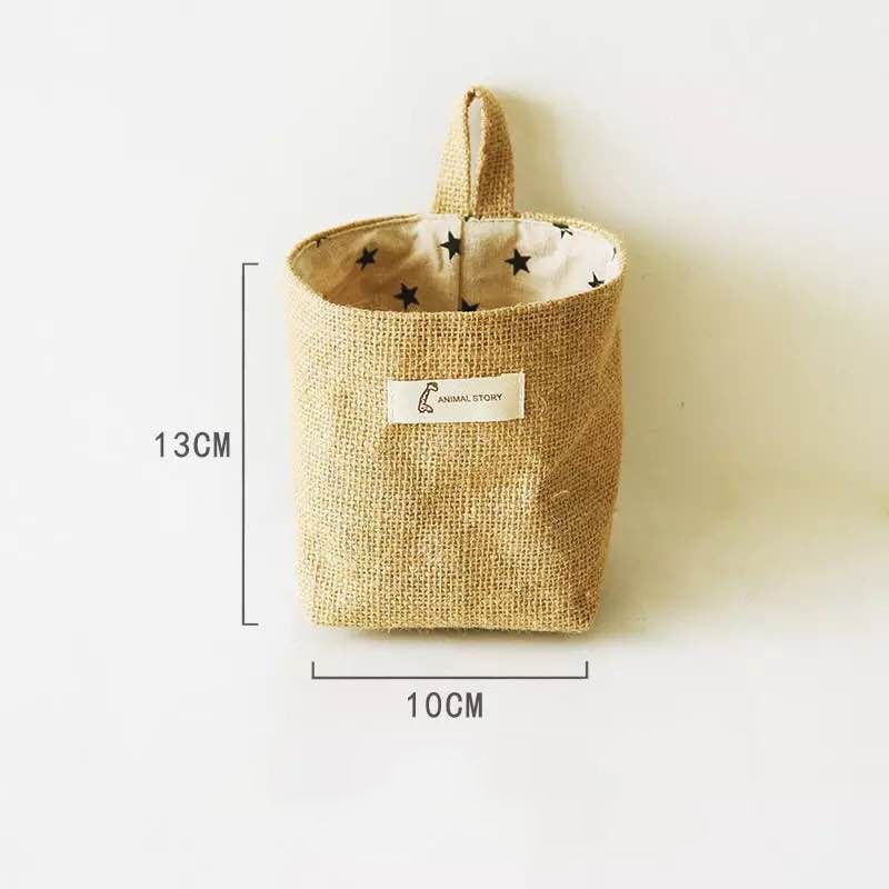 Jute Cotton Linen Storage Bag-the Housite UK