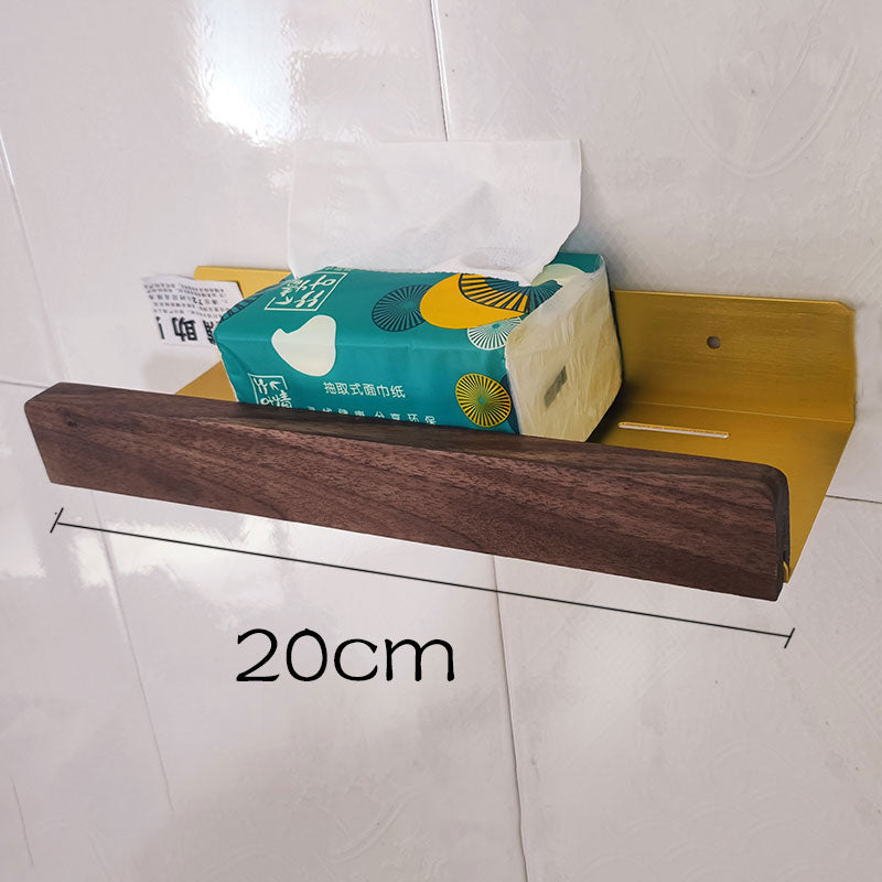 Bathroom Solid Wood And Aluminium Shelving-the Housite UK