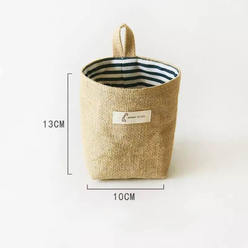 Jute Cotton Linen Storage Bag-the Housite UK